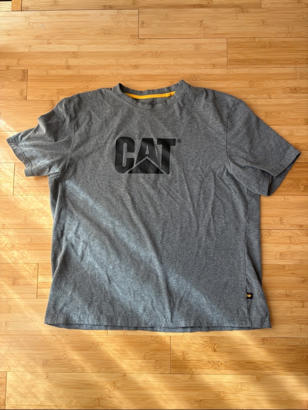 Grey CAT Tee - Soft Gray CAT Logo Shirt